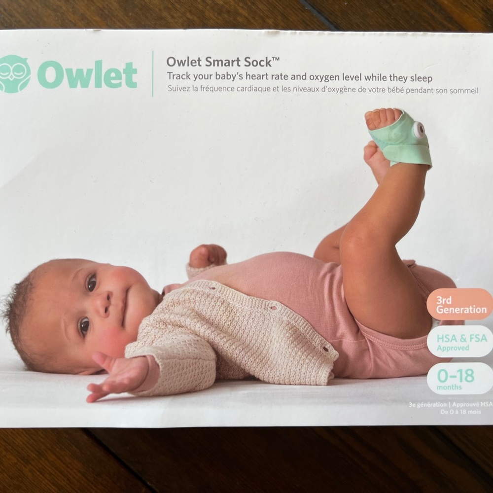 Owlet Smart Sock with Extra Socks